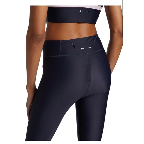 The Upside SEAWATER DIP DYE MIDI PANT 7/8 Leggings Indigo High Waist Small - Picture 9 of 10